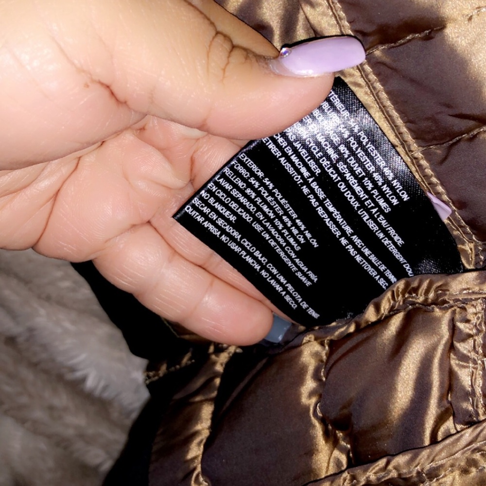 BERNARDO Olive Metallic Puffer Jacket - Picture 7 of 7